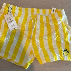 MENS ZARA SWIM TRUNKS